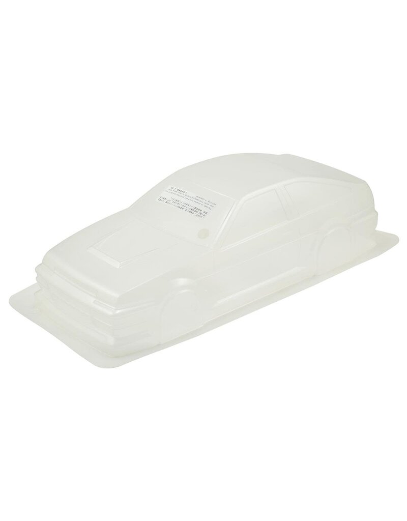 YOKOMO YOKSD-AE86BB TOYOTA AE86 TRUENO 1/10 DRIFT BODY SET: CLEAR