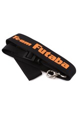 FUTABA FUTEBB1063 TEAM FUTABA STRAP, BLACK & ORANGE NECK STRAP