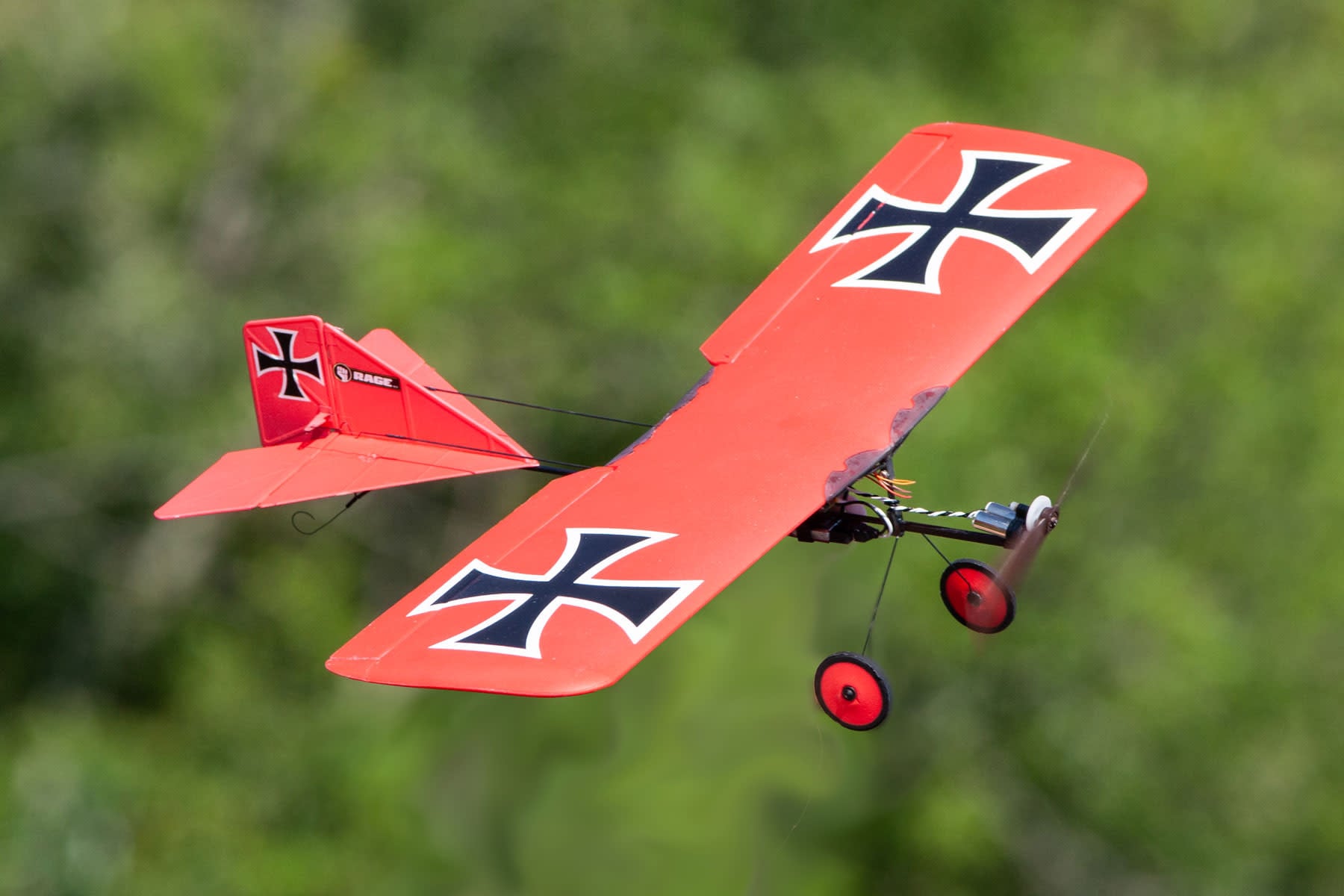 RGRA1119 VINTAGE STICK X4 MICRO RTF AIRPLANE WITH PASS (PILOT ASSIST STABILITY SOFTWARE) SYSTEM