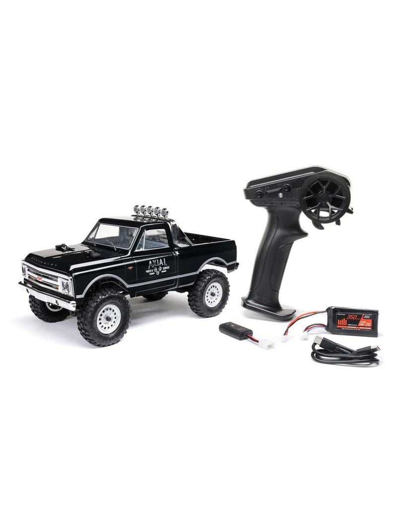 AXIAL AXI00001V2T4 SCX24 1967 CHEVROLET C10 4WD TRUCK RTR: BLACK