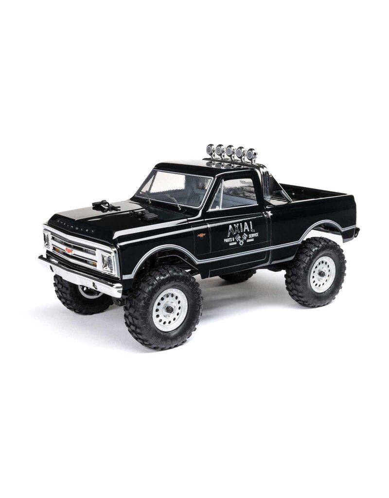 AXIAL AXI00001V2T4 SCX24 1967 CHEVROLET C10 4WD TRUCK RTR: BLACK