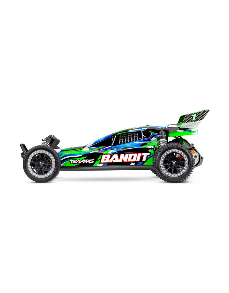 TRAXXAS TRA24254-8-GRN BANDIT 1/10 USB-C HD