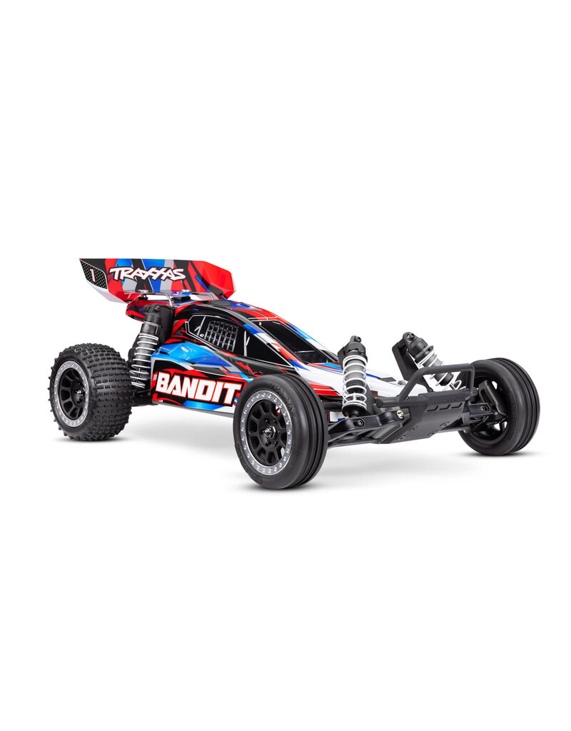 TRAXXAS TRA24254-8-RED BANDIT 1/10 USB-C HD