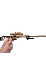 GOAT GUN GOAMK22-TAN  MINIATURE 1/4 SCALE DIE-CAST BARRETT MK22 MODEL KIT (TAN)