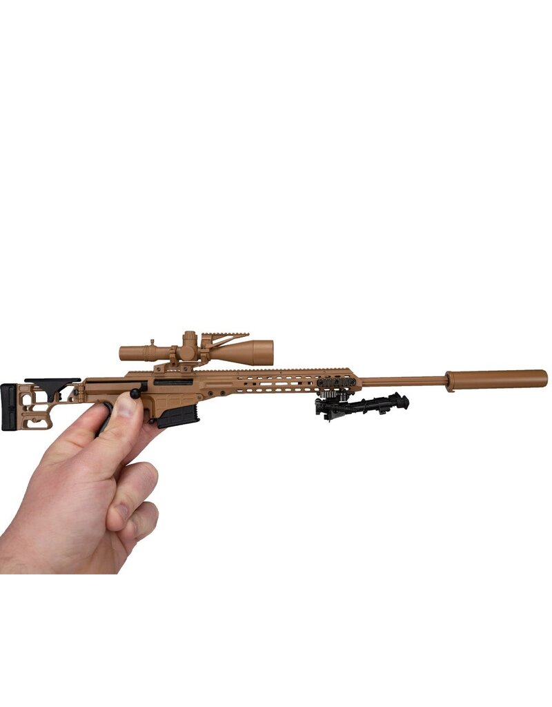 GOAT GUN GOAMK22-TAN  MINIATURE 1/4 SCALE DIE-CAST BARRETT MK22 MODEL KIT (TAN)