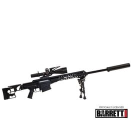 GOAT GUN GOAMK22-BLACK  MINIATURE 1/4 SCALE DIE-CAST BARRETT MRAD MODEL KIT (BLACK)