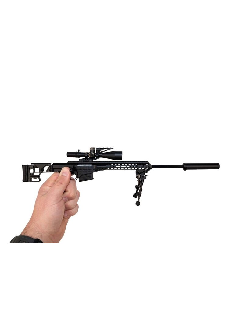 GOAT GUN GOAMK22-BLACK  MINIATURE 1/4 SCALE DIE-CAST BARRETT MRAD MODEL KIT (BLACK)