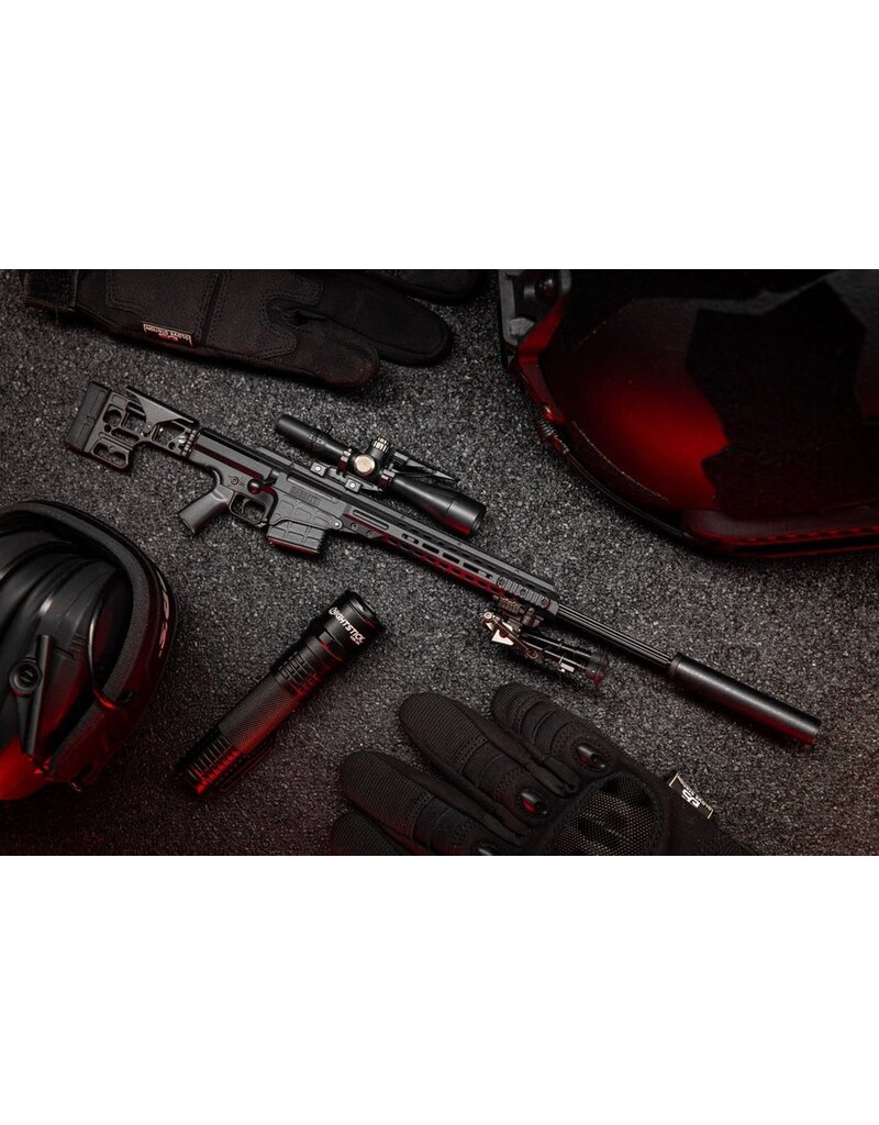 GOAT GUN GOAMK22-BLACK  MINIATURE 1/4 SCALE DIE-CAST BARRETT MRAD MODEL KIT (BLACK)