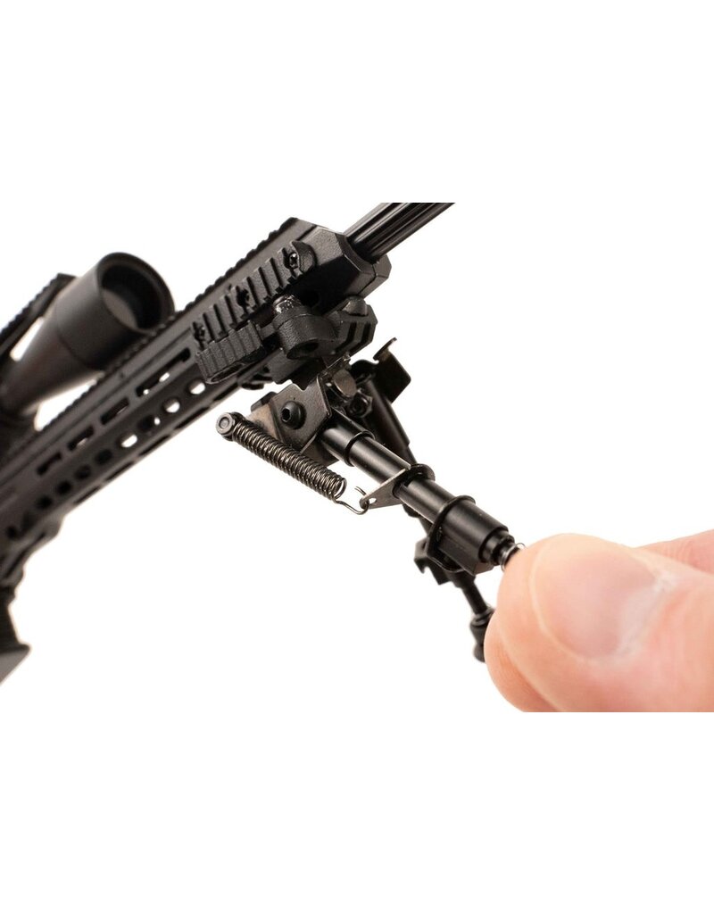 GOAT GUN GOAMK22-BLACK  MINIATURE 1/4 SCALE DIE-CAST BARRETT MRAD MODEL KIT (BLACK)