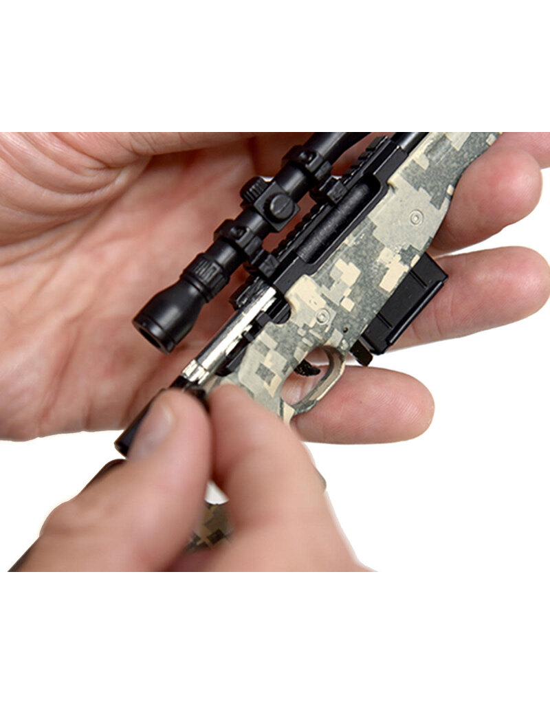 GOAT GUN GOASR-CAMO MINIATURE 1/4 SCALE DIE-CAST AWM SR MODEL KIT (CAMO)