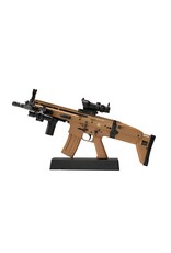 GOAT GUN GOASCAR  MINIATURE 1/3 SCALE DIE-CAST FN SCAR MODEL KIT (TAN)