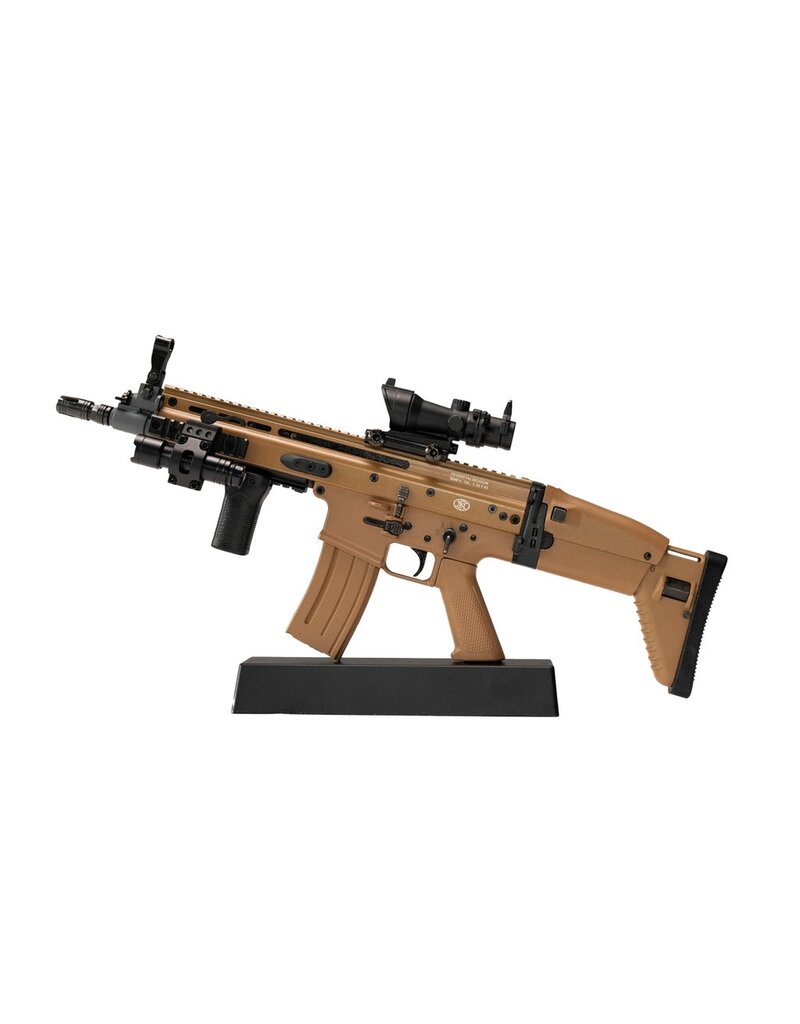 GOAT GUN GOASCAR  MINIATURE 1/3 SCALE DIE-CAST FN SCAR MODEL KIT (TAN)
