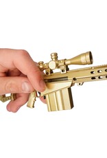 GOAT GUN GOA50-GOLD MINIATURE 1/4 SCALE DIE-CAST BARRETT 82A1 .50 CAL MODEL KIT (GOLD)