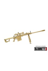 GOAT GUN GOA50-GOLD MINIATURE 1/4 SCALE DIE-CAST BARRETT 82A1 .50 CAL MODEL KIT (GOLD)