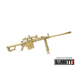 GOAT GUN GOA50-GOLD MINIATURE 1/4 SCALE DIE-CAST BARRETT 82A1 .50 CAL MODEL KIT (GOLD)