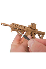 GOAT GUN GOAAR-COYOTE MINIATURE 1/3 SCALE DIE-CAST AR15 MODEL KIT (COYOTE)