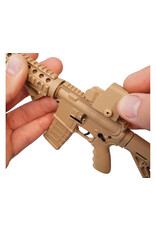 GOAT GUN GOAAR-COYOTE MINIATURE 1/3 SCALE DIE-CAST AR15 MODEL KIT (COYOTE)