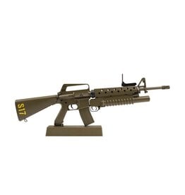 GOAT GUN GOA16-GREEN  MINIATURE 1/3 SCALE DIE-CAST VIETNAM M16A1 GRENADIER MODEL KIT (OD GREEN)