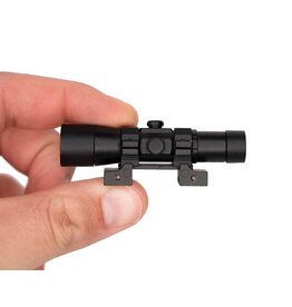 GOAT GUN GOATAC-SCOPE MINIATURE SCALE ACCESSORY TACTICAL LONG RANGE SCOPE (BLACK)