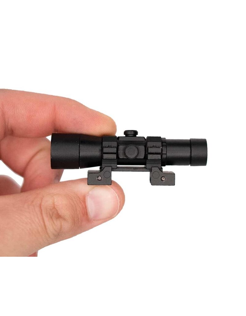 GOAT GUN GOATAC-SCOPE MINIATURE SCALE ACCESSORY TACTICAL LONG RANGE SCOPE (BLACK)