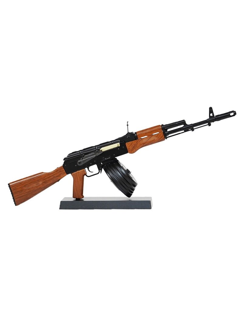 GOAT GUN GOAAK-DRUM  MINIATURE SCALE ACCESSORY AK DRUM MAGAZINE (BLACK)
