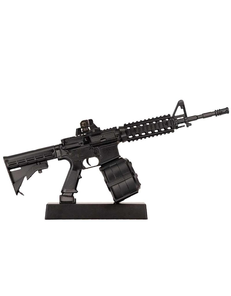 GOAT GUN GOA60-DRUM MINIATURE SCALE ACCESSORY 60 ROUND AR15 DRUM MAGAZINE (BLACK)