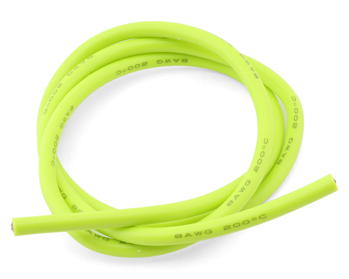 XCE-0150.10 SILICONE WIRE (NEON YELLOW) (1 METER) (8AWG)