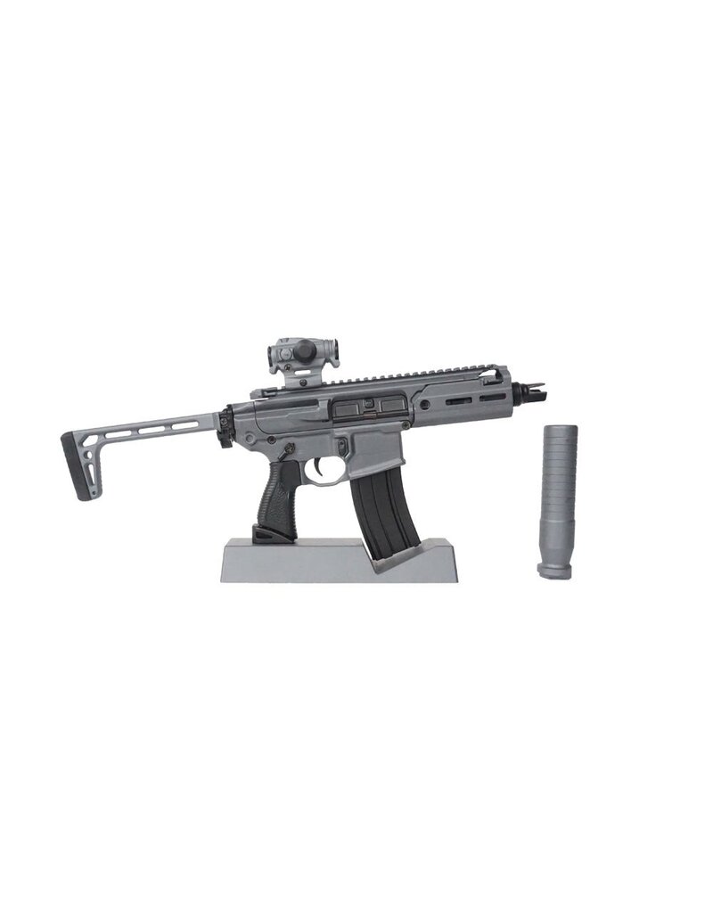 GOAT GUN GOAMCX-GREY  MINIATURE 1/3 SCALE DIE-CAST SIG SAUER MCX "RATTLER" MODEL KIT (GREY)