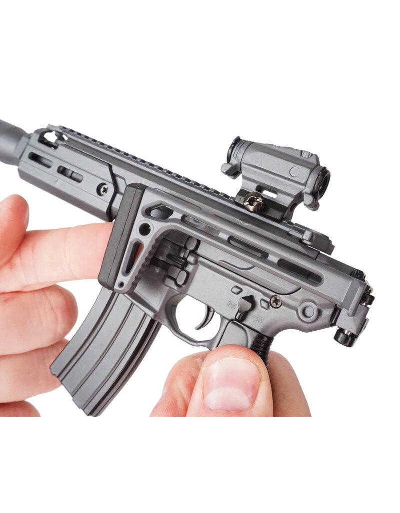 GOAT GUN GOAMCX-GREY  MINIATURE 1/3 SCALE DIE-CAST SIG SAUER MCX "RATTLER" MODEL KIT (GREY)