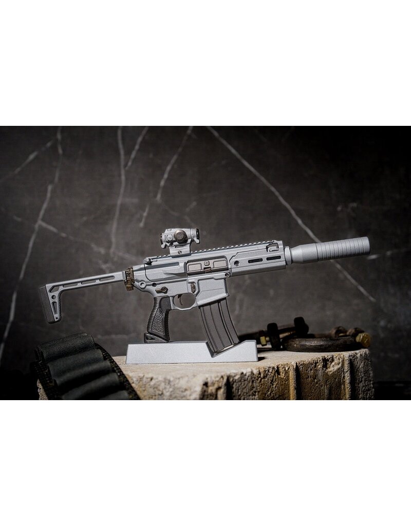 GOAT GUN GOAMCX-GREY  MINIATURE 1/3 SCALE DIE-CAST SIG SAUER MCX "RATTLER" MODEL KIT (GREY)
