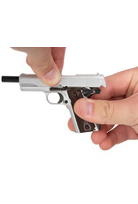 GOAT GUN GOA1911-SILVER  MINIATURE 1/2.5 SCALE DIE-CAST 1911 MODEL KIT (SILVER)