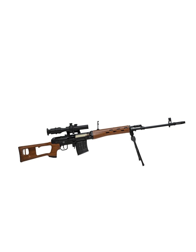 GOAT GUN GOASVD-BLACK  MINIATURE 1/4 SCALE DIE CAST SVD MODEL KIT (BLACK)