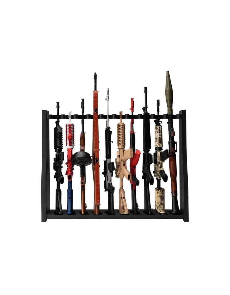 GOAT GUN GOARACK-BLACK MINIATURE 1/3 SCALE 10-GUN RACK MODEL (BLACK)