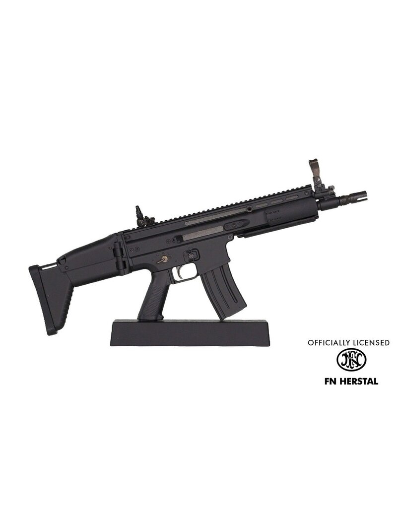 GOAT GUN GOASCAR-BLACK MINIATURE 1/3 SCALE DIE CAST FN SCAR MODEL (BLACK)