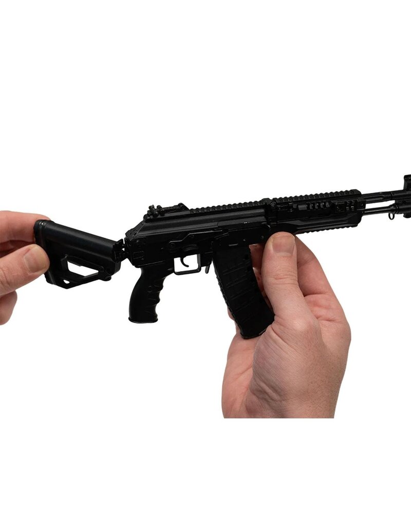 GOAT GUN GOAAK12-BLACK  MINIATURE 1/3 SCALE DIE-CAST AK12 MODEL KIT (BLACK)