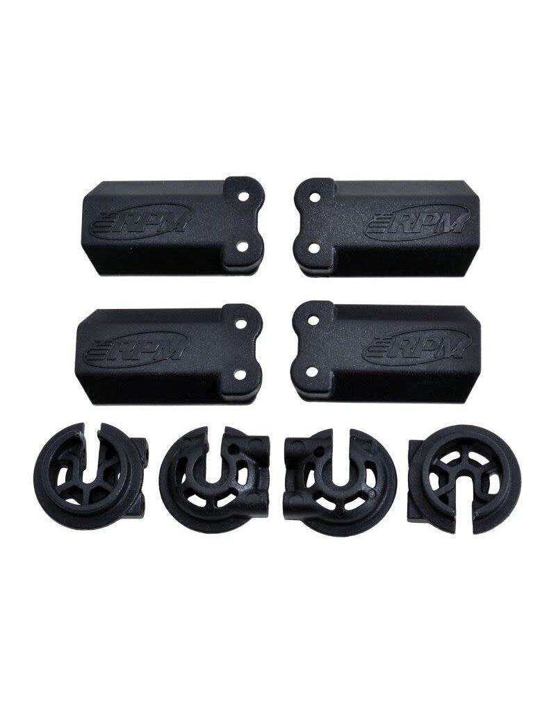 RPM RC PRODUCTS RPM81692 SHOCK SHAFT GUARDS, FOR TRAXXAS GTR SHOCKS, SET OF 4