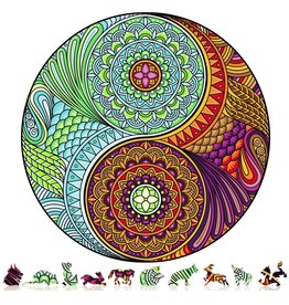 ZENCHALET ZCPYY200 YIN YANG WOODEN PUZZLE, 200 PCS