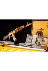 GOAT GUN GOAAK-GOLD MINIATURE 1/3 SCALE DIE-CAST AK47 MODEL KIT (GOLD)