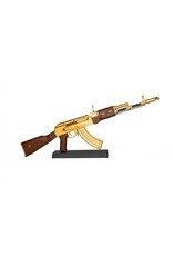 GOAT GUN GOAAK-GOLD MINIATURE 1/3 SCALE DIE-CAST AK47 MODEL KIT (GOLD)