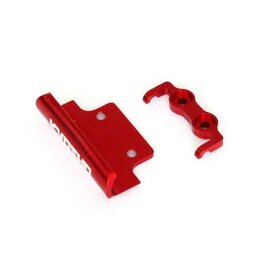 KYOSHO KYO MBW029RB ALUMINUM FRONT AND REAR BUMPER SET RED