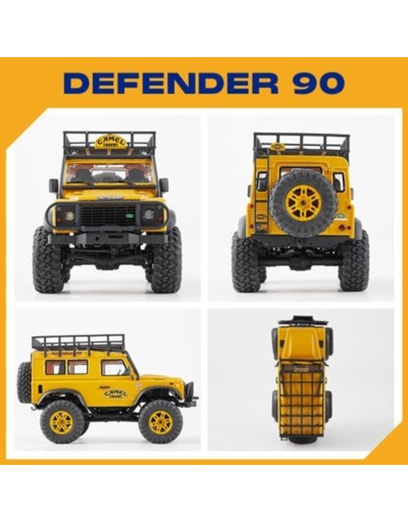 FMS MODELS FMS12491 1/24 LAND ROVER DEFENDER 90 CAMEL TROPHY EDITION