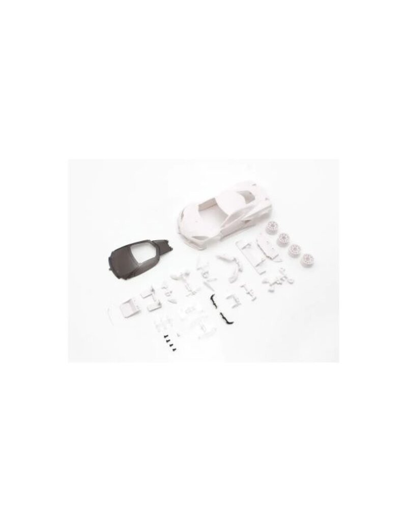 KYOSHO KYOMZN215 CHEVROLET CORVETTE C8.R BODY SET W/ RIM FOR RWD: WHITE