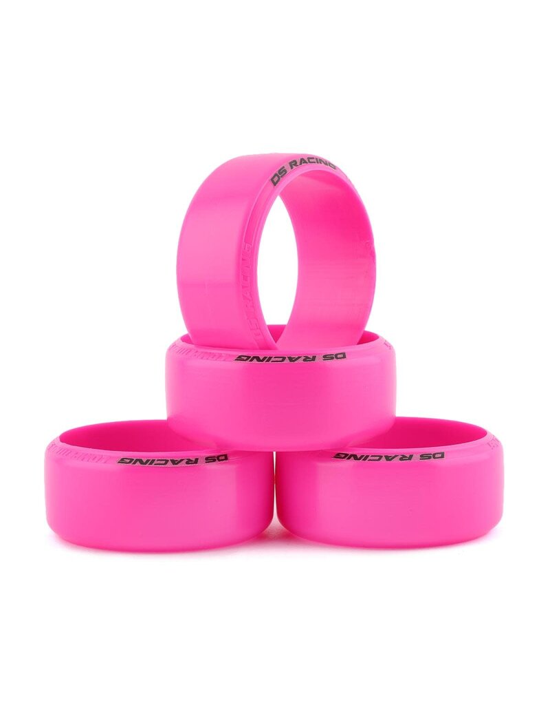 DS RACING DSC-CS3-LF3PK  COMPETITION III SLICK DRIFT TIRES (PINK) (LF-3) (4)