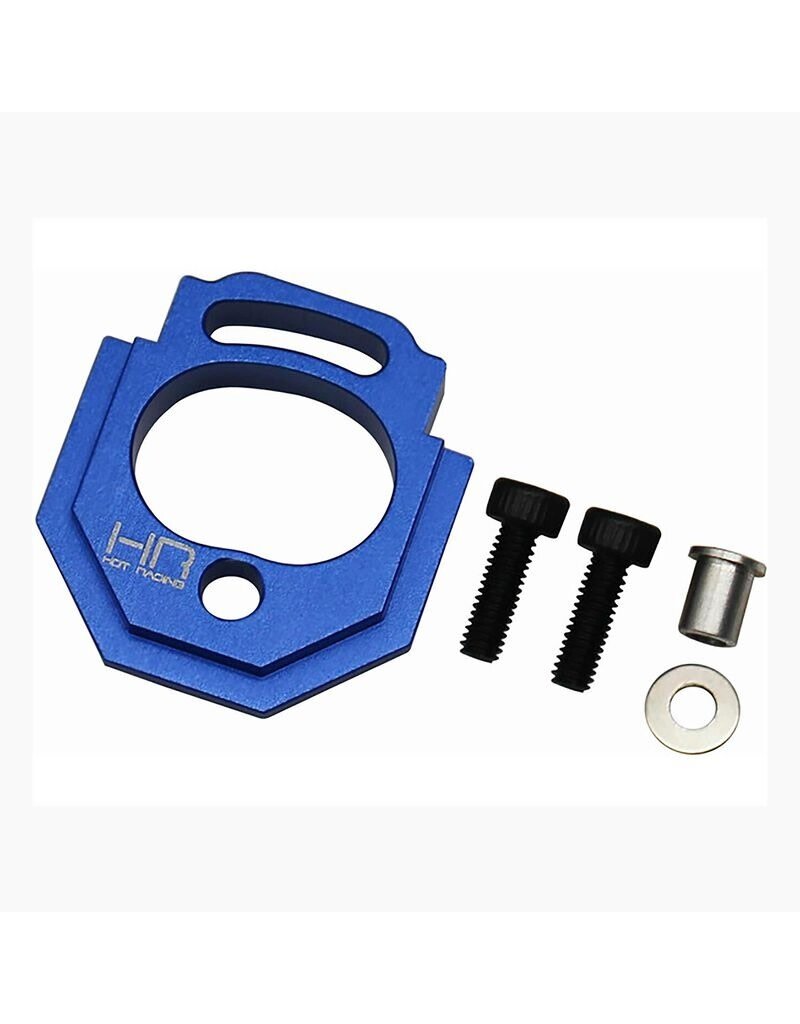 HOT RACING HRAGRM18A06 ALUMINUM ADJUSTABLE MOTOR MOUNT FOR ARRMA GROM