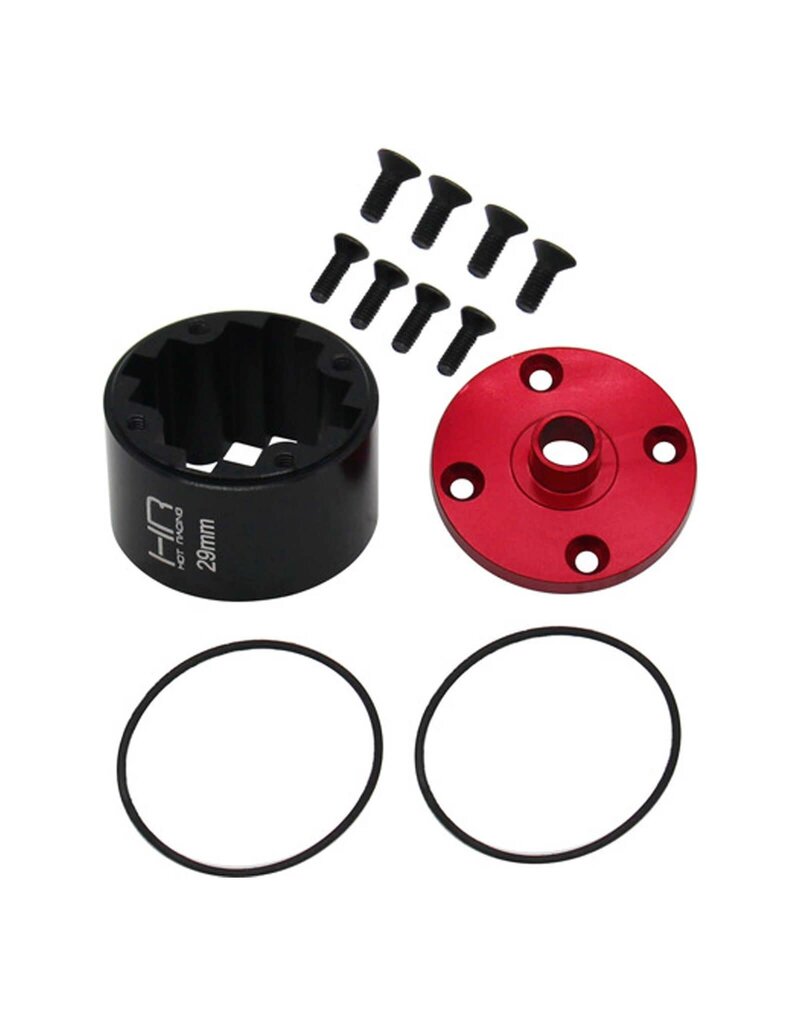 HOT RACING HRAAON11ETN02 29MM ALUMINUM MODULAR DIFFERENTIAL CARRIER CASE FOR ARRMA 6S