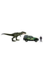 MATTEL MTL HLN17 JURASSIC WORLD LEGACY TYRANNOSAURUS REX AMBUSH TOY VEHICLE AND ACTION FIGURE SET
