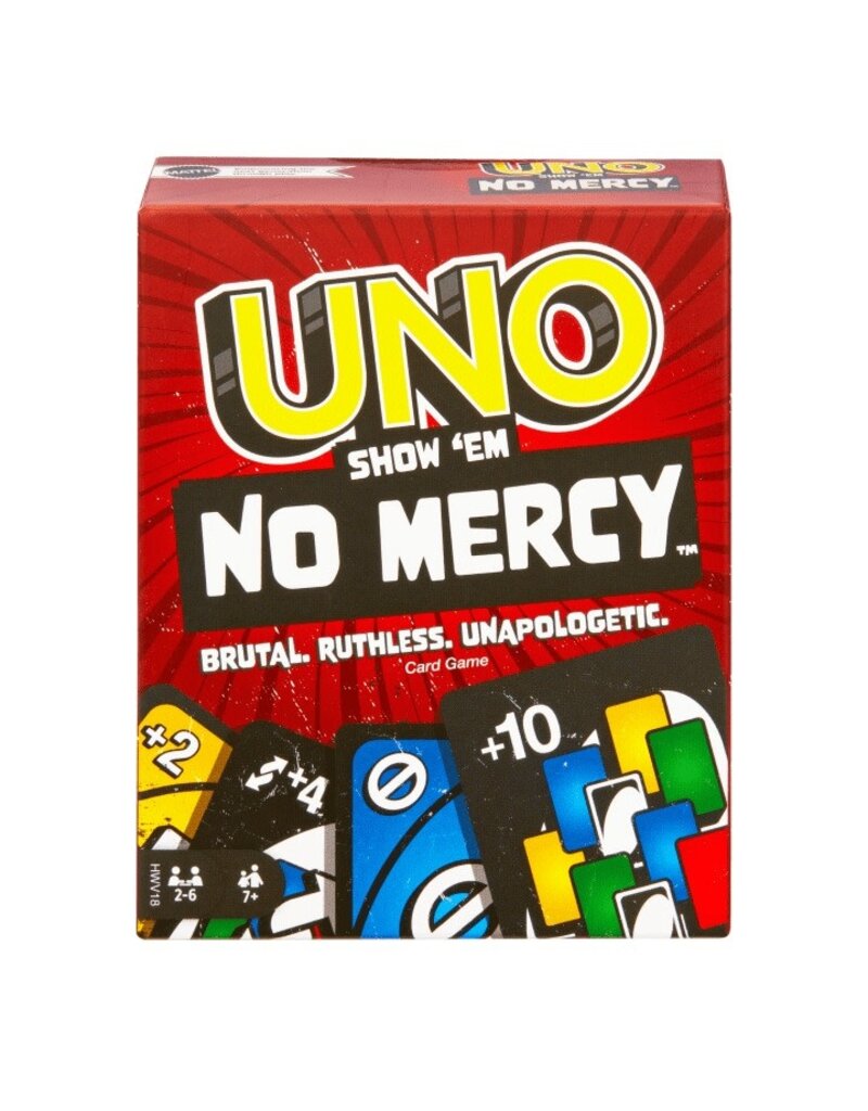 MATTEL MTL HWV18 UNO SHOW'EM NO MERCY CARD GAME