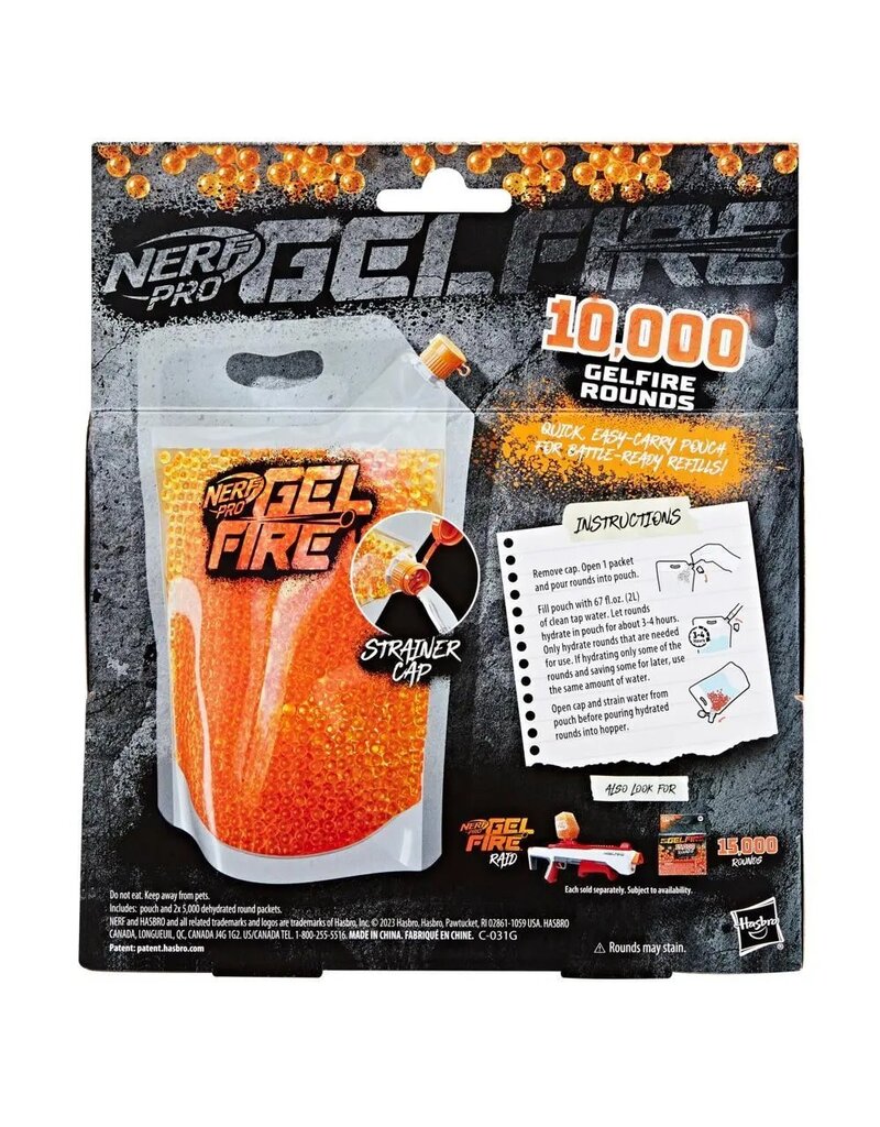 HASBRO HAS F7629 NERF PRO GEL FIRE 10000 STRAINER CAP