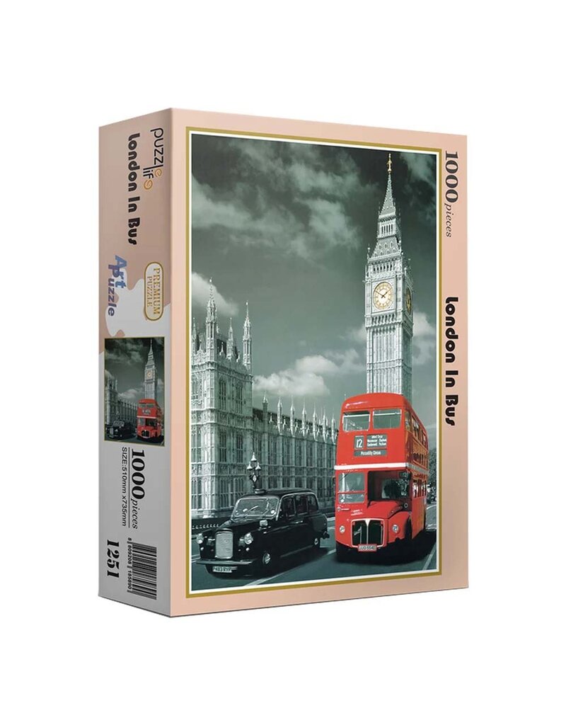 PUZZLE LIFE PLF1251 LONDON IN BUS 1000PCS