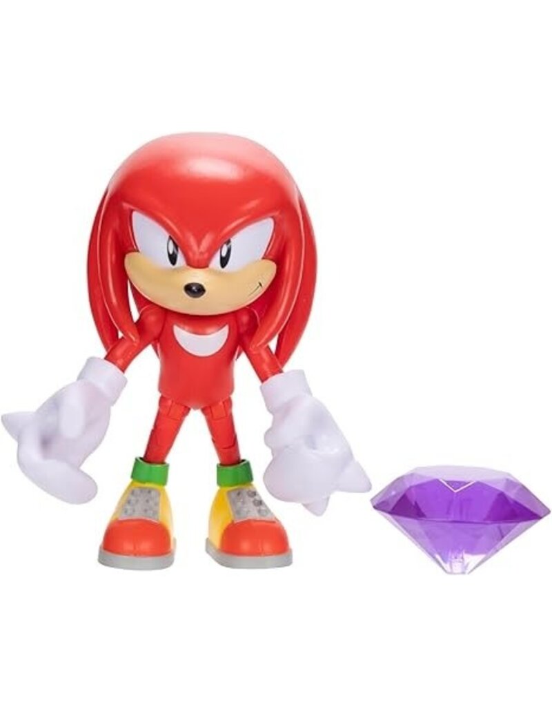 JAKKS PACIFIC 42221 SONIC THE HEDGEHOG KNUCKLES PURPLE EMERALD ACTION FIGURE